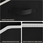 Homsorout Closet Baskets for Shelves Trapezoid - Decorative Storage Baskets with Handle, Closet Bins for Organization, Shelf 