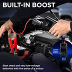 Car Battery Jump Starter, 12V Portable Jump Starter Battery Pack, Jumper Cables, Storage Case, USB-A/USB-C Cable,