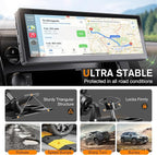 CD Slot Mount for CarPlay Screen 360° Rotation Tool-Free Installation Sturdy and Secure Compatible with in-Car Monitors CD Slot CarPlay Mount