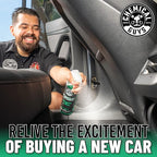 Chemical Guys New Car Smell Premium Air Freshener & Odor Eliminator - Fresh Interior Scent Spray for Cars, Trucks, SUVs, RVs,