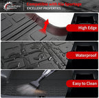 Floor Mats Compatible with 2023 2024 2025 2026 Kia Sportage Cargo Mat Cargo Liner TPE All Weather Back Seat Cover Protector 2025 Sportage Accessories (Trunk Mat+Backrest Mats+Floor Mats)