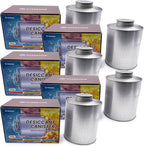900 Gram 5 Pack Dehumidifiers for Home, Rechargeable Gun Safe Dehumidifier, Gun Safe Accessories 2 LBS Dehumidifier for Basem