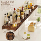Vivelove Floating Shelves for Wall Mounted, 55 Inches Long Shelves, Display Shelf for Bathroom Living Room Kitchen Bedroom Of