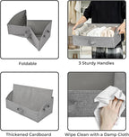GRANNY SAYS Storage Bins for Closet, Trapezoid Storage Bins with Handles, Closet Storage Bins, Decorative Storage Boxes for O