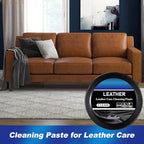 2Pcs Leader Cleaning and Care Cream & Cleaning Paste for Leather Care, Automotive Interior Leather Cleaning Cream, Leather Re