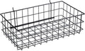 RightArrange Pegboard Basket Size XL, Black - Hooks to Any Peg Board - Square Style Wire Shelf Baskets - Organize Tools, Work
