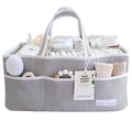 Lily Miles Baby Diaper Caddy Organizer, Baby Shower Basket for Newborn Boys or Girls, Nursery Must Haves for New Mom, Registr
