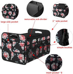 Femuar Car Trunk Organizer,Car Storage Organizer with 72L Large Capacity Waterproof Collapsible and 11 Pockets,Trunk Organizer