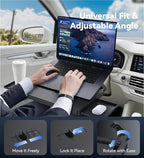 Universal Adjustable Car Steering Wheel Tray, Portable Desk for Eating, Working, Gaming, Scratch-Resistant Lightweight Design