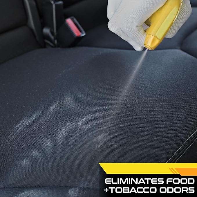 Formula 1 Dry Clean Carpet & Upholstery Cleaner - Stain Remover Spray for Car Seats & Floor Mats, Odor Eliminator for Interio