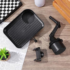 CALLARON Car Cup Holder Tray - Car Trays for Eating, 3-in-1 Adjustable Swivel CAR Food Tray, Universal Vehicle Cup Holder Exp