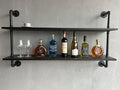 Floating Bookshelf Shelves Industrial Pipe Shelving Pipe Shelves Rustic Wall Shelf 48 Inch Farmhouse Book Shelves for Wall Mo