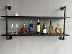 Floating Bookshelf Shelves Industrial Pipe Shelving Pipe Shelves Rustic Wall Shelf 48 Inch Farmhouse Book Shelves for Wall Mo