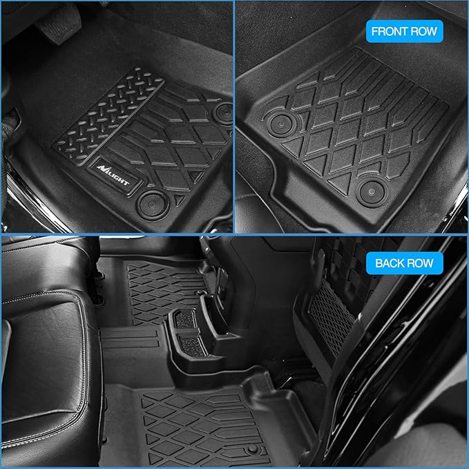 Nilight TPE Floor Mats for Toyota Camry (Hybrid Only) 2018 2019 2020 2021 2022 2023 2024,All Weather Custom Fit Heavy Duty Floor Liners