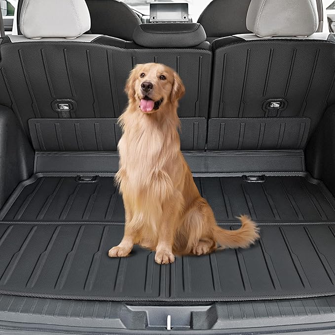 Cargo Liner Backrest Mats for Honda CRV 2026 2025 2024 2023 Car Mat Accessories, All Weather TPE Trunk Cargo Liner SeatBack Mat for CR-V Gas Hybrid(Backrest Mats+Trunk Mat)