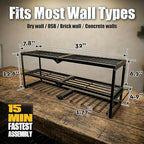 Power Tool Organizer, 8 Drill Holder for Tool Organizer, Storage and Organization for Garage, Heavy Duty Metal Tool Shelf Uti