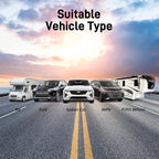 Tymate RV Tire Pressure Monitoring System, Solar Charge TPMS, 6 Sensors & 5 Alarm Modes, M7-3 2024 Updated Color Display, W/Repeater for Longer Distance Transmission, 0-87 PSI for RV Trailer Camper