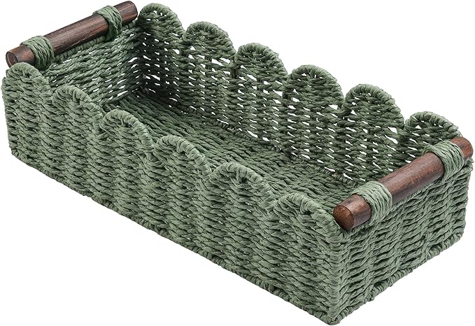 Toilet Paper Storage Basket Bathroom Counter Organizer Wicker Baskets for Organizing Cute Basket for Apartment Bedroom Nurser