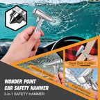 Car Window Breaker, Automotive Safety Hammer With Seatbelt Cutter, 3-in-1 Emergecy Escape Tool Car Metal Window Breaker Seatb