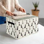 German Shorthaired Pointer Gifts Storage Bins & Boxes with Handles,Dog Foldable Basket for Organizing Dog Lovers Collapsible 