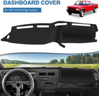 FIILINES Dash Cover for Dodge Dakota 1987-1996, Dashboard Mat Accessories Dash Cover Sunshade Nonslip Mesh Protector No Glare