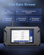 MUCAR CS90 OBD2 Scanner Diagnostic Tool with 28+ Reset Services, Oil/EPB/SAS/BMS/Injector, ABS Bleeding, Throttle Relearn, ABS