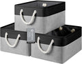 Large Storage Baskets- 15.7x11.8x8.26 inch Storage Bins for Shelves and Closet Organizing, Foldable Fabric Bin for Home Organ
