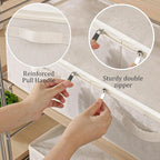 Underbed Storage Bins Drawer, Foldable Under Bed Boxes, Fabric Closet Container with Lid for Organizing Clothes, Sheets, Blan