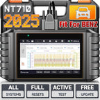 FOXWELL NT710 fit for Mercedes-Benz OBD2 Scanner, Full System Diagnostic Scan Tool, Bidirectional Control, All Free Resets