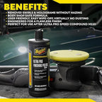 Meguiar's Professional Ultra Pro Finishing Polish M21032, Car Polish for a Mirror-Like Finish on Your Car, Removes Swirls and Rotary Holograms While Increasing Gloss and Shine, 32 Oz