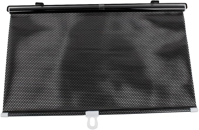 uxcell 50cm x 130cm Black Vinyl Portable Roll Up Retractable Car Front Side Window Sun Shade