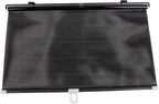 uxcell 50cm x 130cm Black Vinyl Portable Roll Up Retractable Car Front Side Window Sun Shade