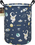 HUNRUNG Laundry Hamper,Large Canvas Fabric Lightweight Storage Basket Toy Organizer Dirty Clothes Collapsible Waterproof for 