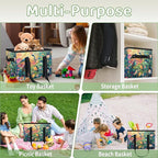 Reusable Grocery Bag, Foldable Large Shopping Tote Bag for Groceries Kitchen Picnic Car Trunk