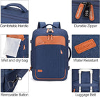Lumesner Carry on Travel Backpacks, Extra Large 40L Flight Approved Bag for Men & Women,Expandable Suitcase Backpack With 4 P