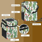 Cactus Car Trash Can with Lid Collapsible Reusable Waterproof Car Garage Bag,Automotive Garbage Can,Car Accessories Interior Car Organizer