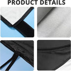 Semi-Truck Sun Shade for Windshield and Side Windows | 300T Sunshade Maximum Coverage | Block Sun Heat Rays |Fits for Semi, Commercial & Big Rig Truck, RV (Side Velcro)…