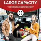 FORTEM Trunk Organizer For SUV Car Trunk Organizer, Foldable Storage, Car Accessories for Women Men, Collapsible Bag, Perfect C