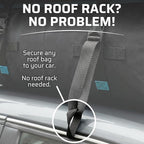 6 Cargo Tie Down Door Hook Straps for Car Roof Rack or Bag | Patented Heavy Duty Car Top and Rooftop Straps for Luggage, Universal Cargo Carrier Replacement Parts