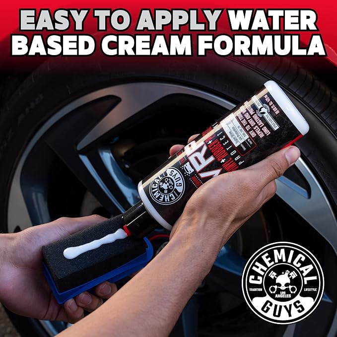 Chemical Guys VRP Vinyl, Rubber, and Plastic Dressing - Tire Dressing, Non-Greasy, Dry-to-the-Touch Shine for Tires, Trim, an