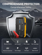 AstroAI S8 Car Battery Jump Starter, Car Jumper Starter Battery Pack for Up to 6.0L Gas & 3.0L Diesel Engines, 12V Portable
