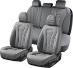 Coverado Seat Covers, Car Seat Covers Full Set, Gray Car Seat Cover, Car Seat Cushion Waterproof, Car Seat Covers Front Seats