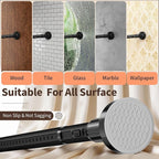 Tension Curtain Rod 41-157In-55Lb, Outdoor Extra Long Curtain Rod No Drilling for Window or Bathroom Patio, Adjustable Heavy 