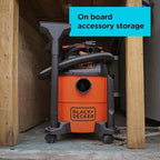 BLACK+DECKER Shop Vacuum Wet and Dry, 4 Gallon 3-in-1 Portable Shop Vac with Accessories, Workshop, Garage, Home and Car Vacu
