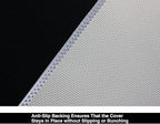 Waterproof Neoprene Car Seat Cover, Sweatproof Non-Slip Seat Protector, Universal Fit for Front Bucket or Rear Bench Seat of 