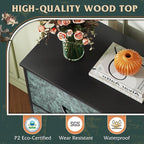 WLIVE Dresser with 4 Drawers, Storage Tower, Organizer Unit, Fabric Dresser for Bedroom, Hallway, Entryway, Closets, Sturdy S