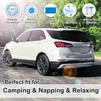 TINGLU Window Shades for Chevrolet/Chevy Equinox 2018-2024 Accessories Car Side Full Windows Rear Triangular Windshield Sun Shade Sun UV Rays & Privacy Protection for Camping,Napping,and Relaxing 8PCS
