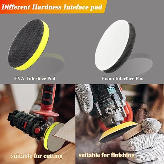 134Pcs Sandpaper 3Inch Sanding Disc Drill Polishing Kit, Wet Sanding Paper Headlight Restoration Kit, 60-10000Grit Hook & Loo