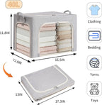 combocube 3 Pack Comforter Storage Bag and 3 Pack Clothes Storage Bins