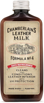 Leather Milk Auto Leather Conditioner and Cleaner with UV Protection - Auto Refreshener No. 4 - All Natural, Non-Toxic Auto
